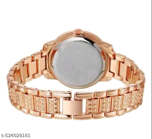 Latest shiny Cristal diamond premium quality analog watch