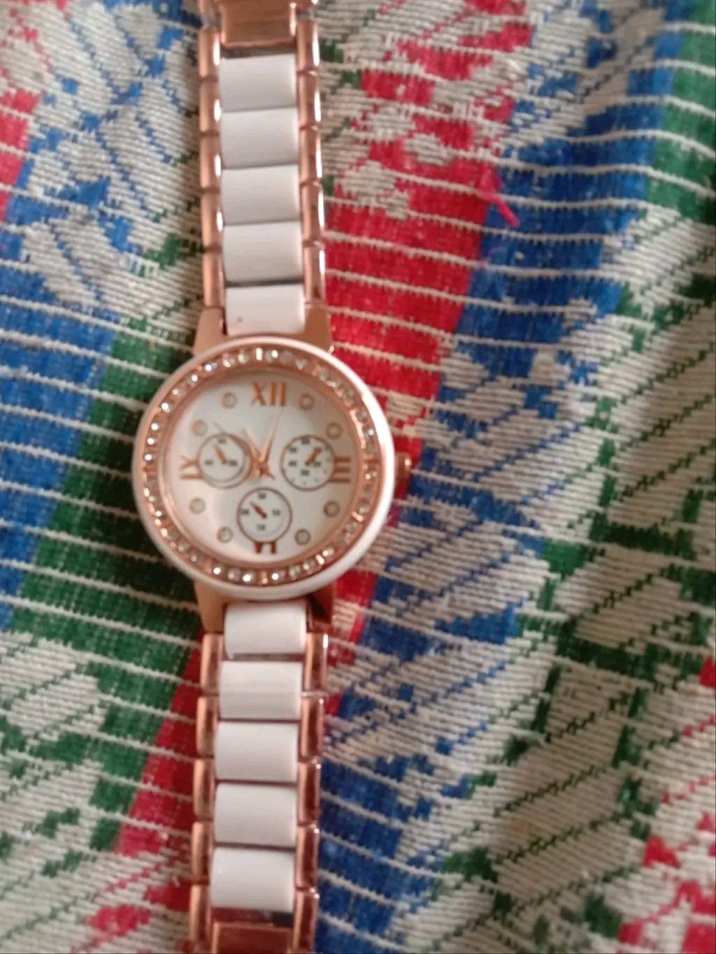 Analog Tatan with White mina round dial watch for womens or girls