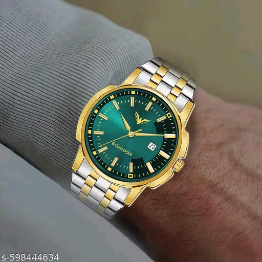 Ecuador Luxury Green 3D Dial Men's Watch