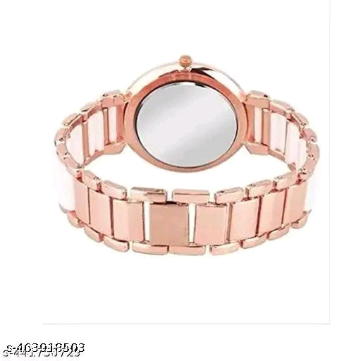 Analog Tatan with White mina round dial watch for womens or girls