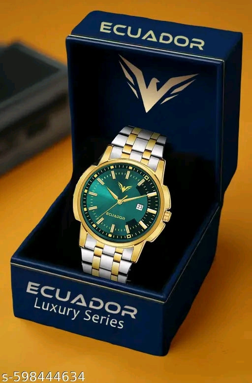 Ecuador Luxury Green 3D Dial Men's Watch
