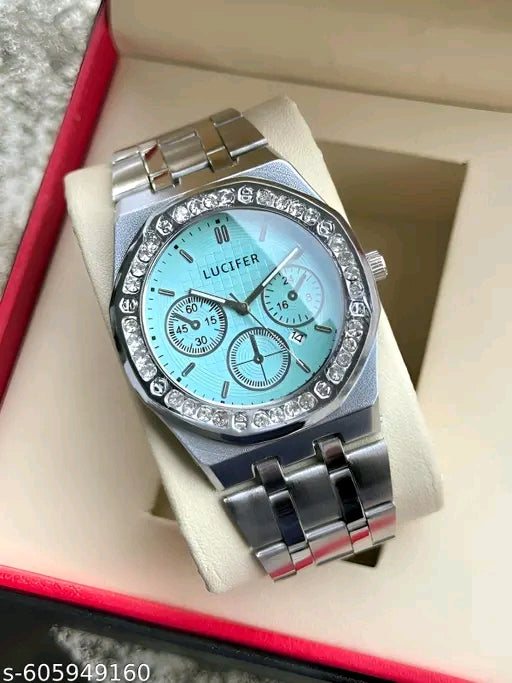 😈 Lucifer Day & Date Series Men's Analog Watch