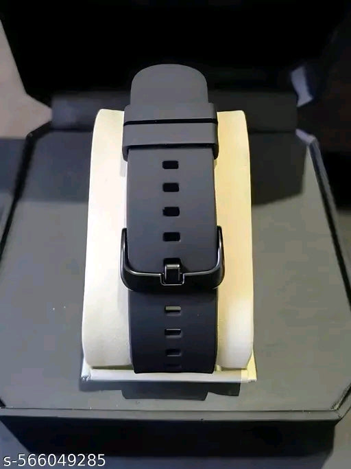 Trend Value Black & Silver Chrono Look Watch