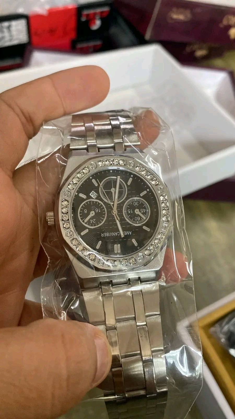 😈 Lucifer Day & Date Series Men's Analog Watch