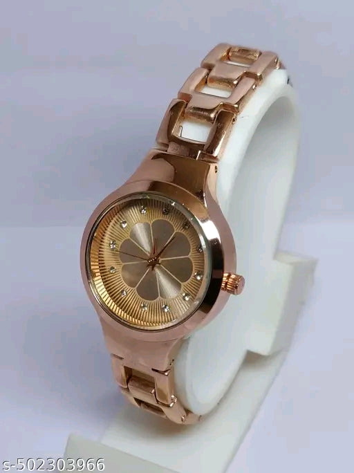 Designer Shine Round Dial Watches for Girls