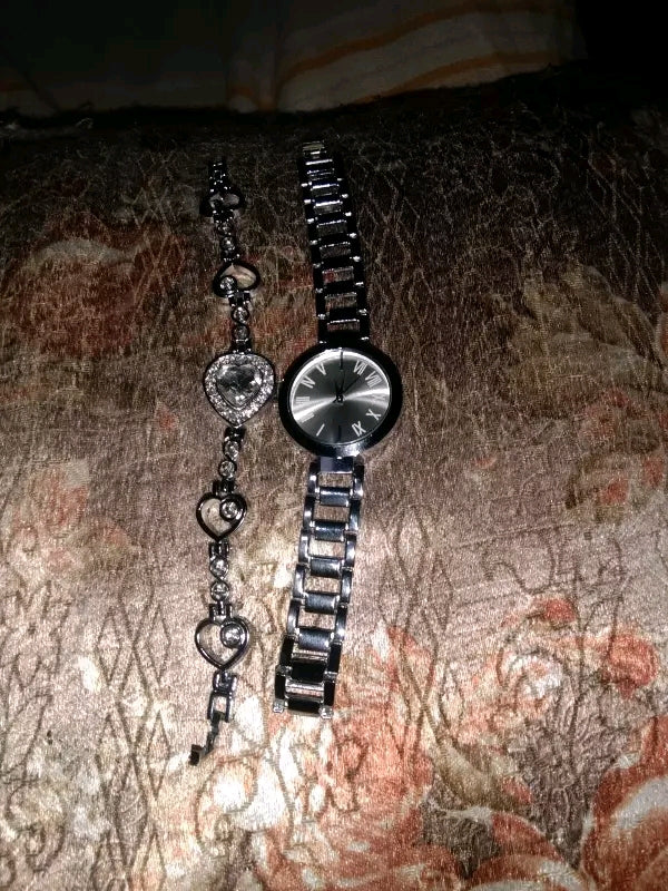 Best Quality Solid Designer Dial Colorful Metal Belt ( watch + bracelet )