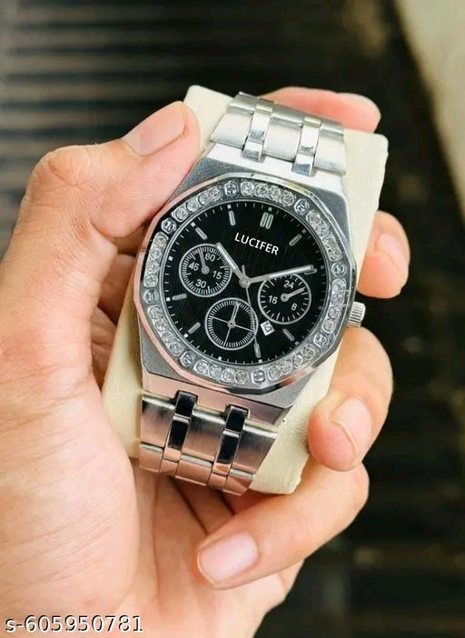 😈 Lucifer Day & Date Series Men's Analog Watch