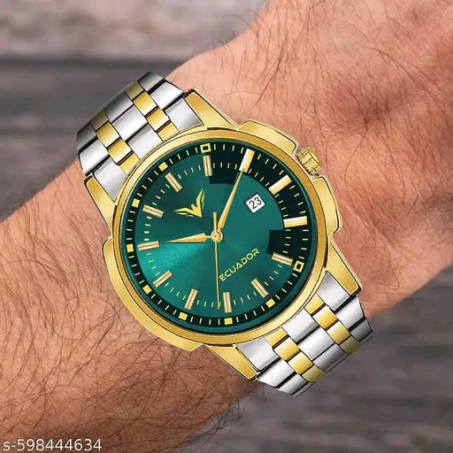 Ecuador Luxury Green 3D Dial Men's Watch