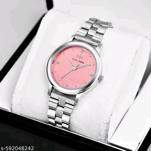 Charliekeen Luxury Redefined -Crystal studded Dial Analog Watch For Women