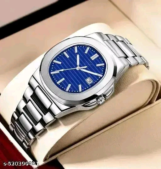 SDK Royal Blue Octagonal Luxury Watch