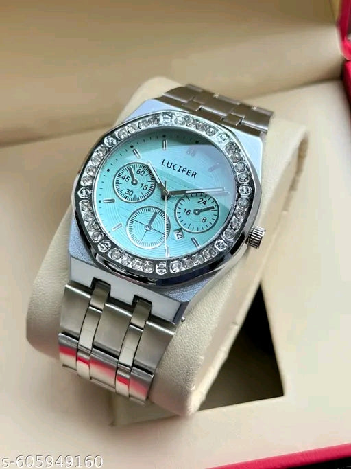 😈 Lucifer Day & Date Series Men's Analog Watch