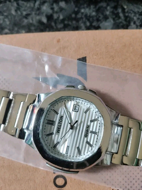 SDK Royal Blue Octagonal Luxury Watch