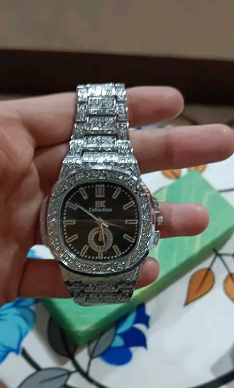 Imperial Square Silver Analog Watch